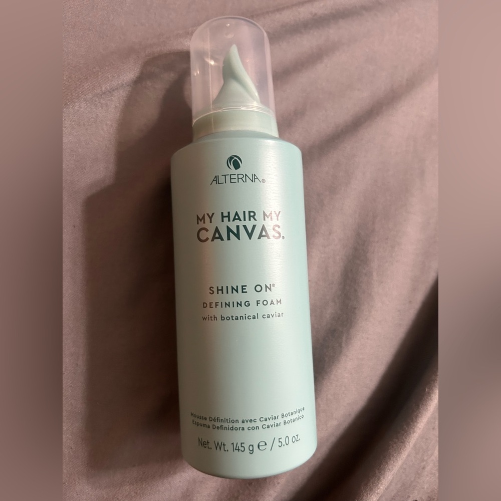Alterna- My Hair My Canvas Shine On Defining Foam With Botanical Caviar